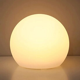 ナイトライト 授乳ライト 常夜灯 電池式 バッテリーなし ベッドサイドランプ リモコン付き タイミング機能 5段階の明るさ調整 テーブルライト ルームライト ledライト 間接照明 おしゃれ 寝室 誕生日プレゼント 丸いボール
