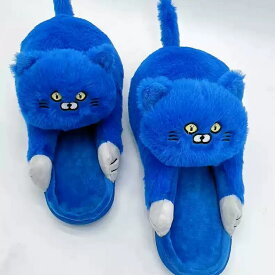 スリッパ ルームシューズ レディース 猫のスリッパを抱きしめて かわいい猫の綿のスリッパ ぬいぐるみスリッパ 室内履き 暖かい 秋冬 ふわふわ おしゃれ 静音 滑り止め ソフトソール 洗える 13色