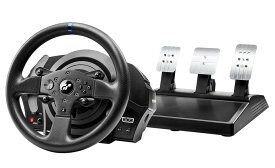 【新品】【グランツーリスモ公式ライセンス商品】Thrustmaster スラストマスター ハンコン T300 RS GT PS5 PS4 PC ハンドルコントローラー レーシングゲーム フォースフィードバックシステム 国内正規品ブラック