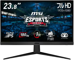 �y�V�i�zMSI �G���G�X�A�C23.8�C���`�Q�[�~���O���j�^�[ G2412F(2608747)��������