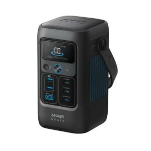 �y�V�i�zAnker �|�[�^�u���d�� Solix C200 DC Portable Power Station �u���b�N A1727511(6994737)