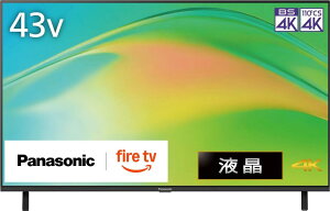 �y�V�i�z�p�i�\�j�b�N 43V�^ �t�� �e���r 4K TV-43W80B VIERA FireTV���� 2025�N�G���g���[���f��