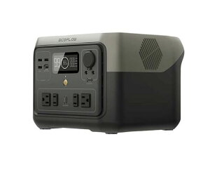 �y�V�i�zEcoFlow �|�[�^�u���d�� RIVER 2 Max ZMR610-B-JP-AP �[�d �o�b�e���[ �`���[�W AC �V�K�[�\�P�b�g �\�[���[ USB-C