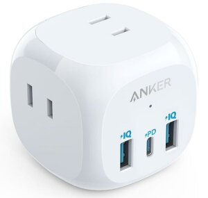 �y�V�i�zAnker PowerExtend (6-in-1)(USB�^�b�v �d���^�b�v AC������ USB-C�|�[�g USB-A�|�[�g) �yPSE�Z�p��K��/USB Power Delivery�Ή�/�R���p�N�g�T�C�Y�zMacBook PD�Ή� Windows PC iPad iPhone Galaxy Android