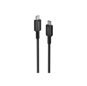 �y�V�i�z�A���J�[�W���p�� ANKER 322 ���ϋv�i�C���� USB-C&USB-C �P�[�u�� 0.9m �u���b�N 1�{(A81F5N11)