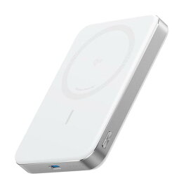 【新品】Anker MagGo Power Bank (10000mAh, Slim) Qi2認証 ワイヤレス充電 最大出力15W MagSafe対応 マグネット式ワイヤレス充電対応 コンパクト 薄型 小型 iPhone 15 / 14 / 13 / 12 シリーズ専用