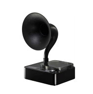 ORIONアンティークホーンスピーカー SMS4BTCT Bluetooth CD FMラジオ USB MP3 金属製ホーン 管楽器 高級…