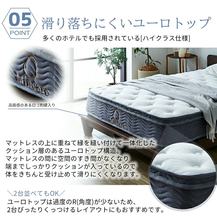 楽天市場】マットレス セミダブル 高反発 厚み23cm 抗菌 防臭 真空圧縮 