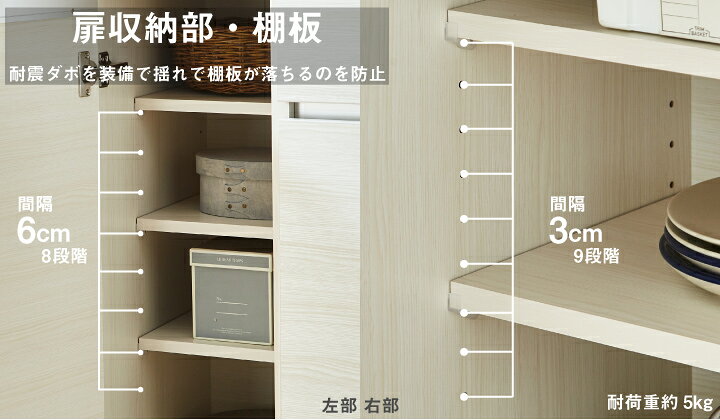 楽天市場】【ﾎﾟｲﾝﾄ5倍☆4月14日20時〜17日10時迄】食器棚 電子レンジ台 