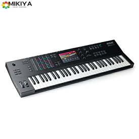 Akai Professional 音楽制作 スタンドアロン ワークステーション シンセサイザー キーボード タッチスクリーン ドラムパッド セミウェイト鍵盤 MPC Key 61
