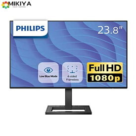 PHILIPS 液晶ディスプレイ・PCモニター 242E2F/11 (23.8インチ/FHD/IPS/5年保証/D-sub 15、HDMI、Display Port/4面フレームレス/Adaptive Sync/ちらつき防止/ブルーライト軽