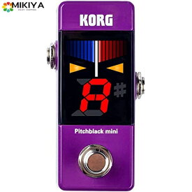 KORG ギター/ベース用 ペダルチューナー Pitchblack mini PU パープル PB-MINI PU