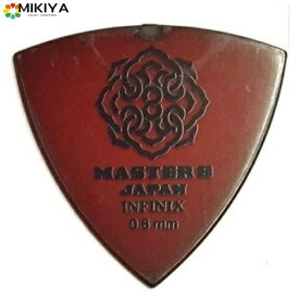 【20枚セット】MASTER8 JAPAN INFINIX 三角 0.8mm ギター ピック [IF-TR080]