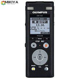 OLYMPUS ICレコーダー VoiceTrek DM-750 DM-750 BLK 内蔵メモリー4GB MicroSD (議事録、会議録音、証拠録音、取材、インタビュー、録音) DM-750 BLK