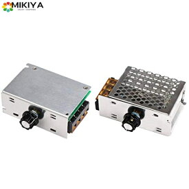 AKIRA 電圧調整器 電圧レギュレータ 調光器モータ スピードコントローラー 交流 調光スピードコントロール 温度ガバナパワーモニタ 調光モニター 調光器 4000W (2個セット)