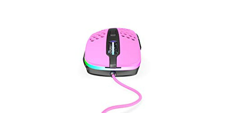 Xtrfy(エクストリファイ) M4 RGB 右手用 エルゴノミック ゲーミングマウス【国内正規品】 (ピンク) 701160 MIKIYA マウス Xtrfyエクストリファイ M4 RGB 右手用 エルゴノミック ゲーミングマウス ピンク 701160
