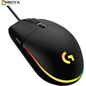 Logitech G ゲーミングマウス 有線 G102 LIGHTSYNC RGB 6個プログラムボタン 85g軽量 G102-BK （Logitech G102 IC PRODIGY 後継機）【海外モデル】