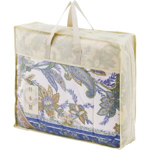 羽毛85%入り 日本製羽毛掛けふとん NUF-2730 ブルー(N)