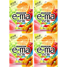 【在庫あり】e-maのど飴カラフルフルーツチェンジ（4袋）