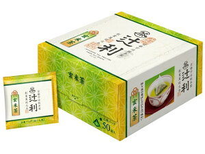 【2セット】片岡物産 辻利 三角ティーバッグ 玄米茶 50袋【F倉庫】