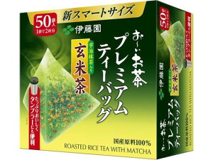【3セット】伊藤園 お?いお茶プレミアムティーバッグ 抹茶入り玄米茶50袋【F倉庫】