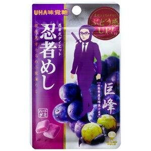 【16セット】UHA味覚糖 忍者めし 巨峰味 20g【Y倉庫】