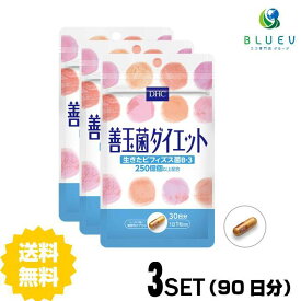 DHC サプリメント 善玉菌ダイエット 30日分（30粒） ×3セット