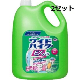 【2セット】 【送料無料】 花王 ワイドハイター EXパワー 業務用 4.5L