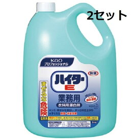 【スーパーセール P5倍】 【2セット】 【送料無料】 花王 ワイドハイターE 業務用 5kg