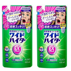 【送料無料】 【2セット】 花王 ワイドハイター EXパワー つめかえ用 450mL ×2セット