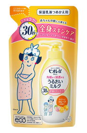 ビオレu 角層まで浸透する うるおいミルク やさしいフルーツの香り つめかえ用 250ml おすすめ ボディケア ボディミルク 乳液 クリーム スキンケア biore 花王 シアバター ワセリン 家族 赤ちゃん 売れ筋 話題 詰替 エコ パウチ