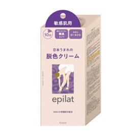 エピラット 脱色クリーム 敏感肌用 55g+55g epilat ムダ毛 ブリーチ 無臭 クリーム 保湿成分 おすすめ サロン クラシエ クラシエホームプロダクツ