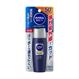 【スーパーセール P5倍】 NIVEA ニベアメン UVプロテクター SPF50+ 40ml SPF50 PA++++ 日焼け止め 乳液 紫外線 ウォータープルーフ スキンケア 男性 保湿 花王