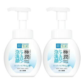 【2セット】 【送料無料】 ロート 肌ラボ 極潤 ヒアルロン 泡洗顔 160ml