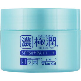 【スーパーセール P5倍】 【2個セット】 肌ラボ 極潤 UVホワイトゲル 90g×2セット SPF50+ PA++++ オールインワンジェル 化粧水 美容液 乳液 クリーム 化粧下地 UVカット 敏感肌 ハダラボ ロート製薬