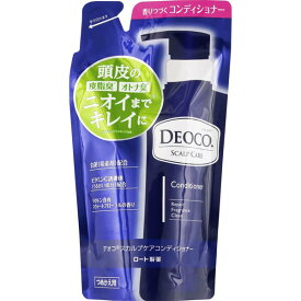 ロート デオコ スカルプ ケア コンディショナー つめかえ用 285g ロート製薬 ROHTO 頭皮 ケア 汗 夏 臭い 対策 通勤 通学 エチケット 臭い対策 さらさら フローラル トリートメント 詰替え 詰替