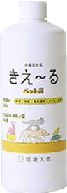 きえーるペット用消臭剤500ml詰替えタイプ　環境大善 ペット 消臭 犬 猫 小動物 老犬 子犬 口 臭い 口内炎 くさい におい ニオイ 消臭スプレー 消臭剤 乳酸菌 口臭 無香 無香料 ペット用品 ペット臭 アンモニア臭 ブラッシング