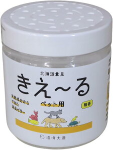 きえ〜るペット用消臭剤ゼリータイプ無香480g 環境大善 ペット 消臭 犬 猫 小動物 老犬 子犬 口 臭い くさい におい ニオイ ゼリー 消臭剤 乳酸菌 口臭 無香 無香料 ペット用品 ペット臭 アン