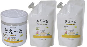 きえーるペット用消臭剤ゼリータイプ詰替え無香480g 環境大善 ペット 消臭 犬 猫 小動物 老犬 子犬 口 臭い 口内炎 くさい におい ニオイ 消臭スプレー 消臭剤 乳酸菌 口臭 無香 無香料 ペット