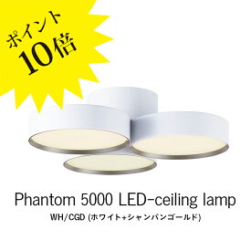 【3年保証】シーリングライト led 照明器具 リビング AW-0580E ホワイト シャンパンゴールド Phantom 5000 ファントム アートワークスタジオ ARTWORK STUDIO 【ポイント10倍】
