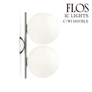 �y3�N�ۏ؁z�t���X FLOS IC LIGHTS C/W1 DOUBLE�i�A�C�V ���C�c C/W1 �_�u���j�V�[�����O/ �E�H�[�� Chrome �N���[�� FU315757[�Ɩ�/�V��Ɩ�/�V�[�����O���C�g/�C�^���A�Ɩ�/�f�U�C�i�[�Y]�y���K�i�z�y��