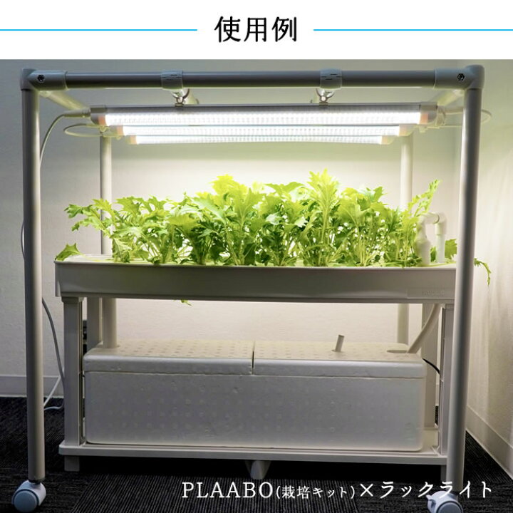 楽天市場】ラックライト DIY 植物育成ライト おやさいライト 付 Green 