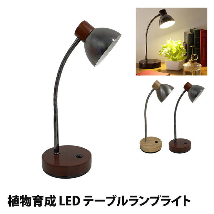 楽天市場】植物育成 ライト スタンド led テーブルランプ ライト 