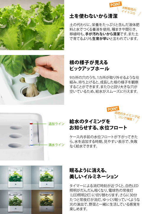 楽天市場】【販売終了】水耕栽培器 Green Farm Cube グリーンファーム 