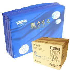 クリネックス ティシュー ローション 肌うるる ソフトパック 120組 × 24パック 【日本製紙クレシア 100サイズ】【48141 kzh】