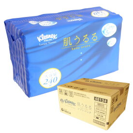 クリネックス ティシュー ローション 肌うるる ソフトパック 240組 × 24パック 【日本製紙クレシア ゆう120サイズ 佐川140サイズ】【48142 kzh】