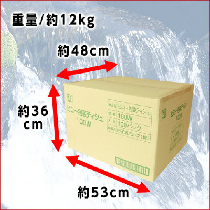 楽天市場】業務用 ティッシュペーパー ピロー包装 詰め替え用 100組 100パック 【田子浦パルプ】 : エコ肥料店