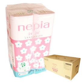 ネピア ネピネピ トイレットペーパー ピンク 桜の香り 桜色 25m ダブル 96ロール（12ロール×8パック）【王子ネピア】【27456】