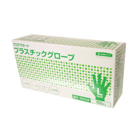 プロテクガード プラスチックグローブ Lサイズ 100枚 × 3箱 【日本製紙クレシア 業務用 80サイズ】【69260 個装×3】