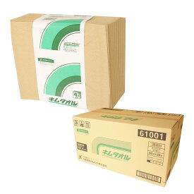 キムタオル 4つ折り 4枚重ね 50枚 × 24束 【日本製紙クレシア 業務用 160サイズ】【61001】